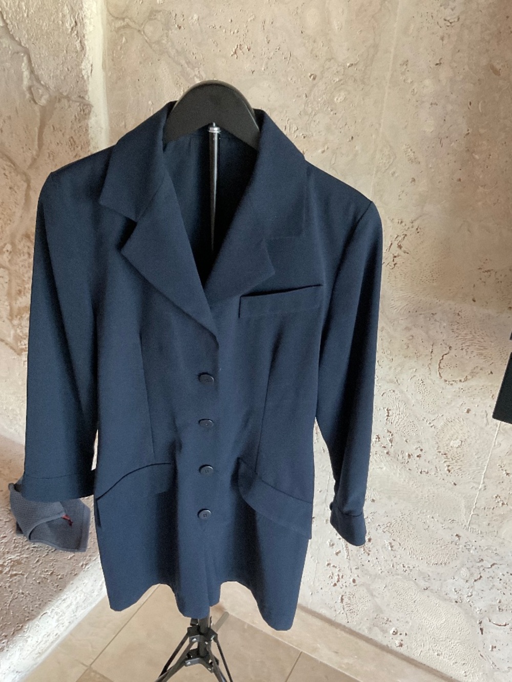 Vintage Agatha Paris Size 40 Navy Romper